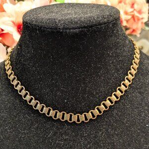 Vintage - Antique Book Chain Necklace 1940s - 1950s